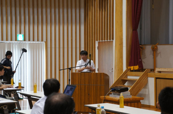 塩屋教授の講演