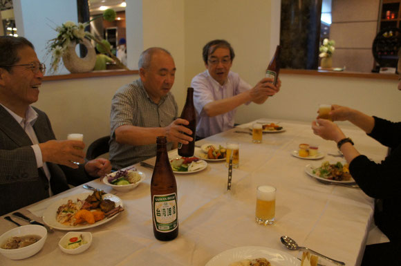 台湾ビールで乾杯！