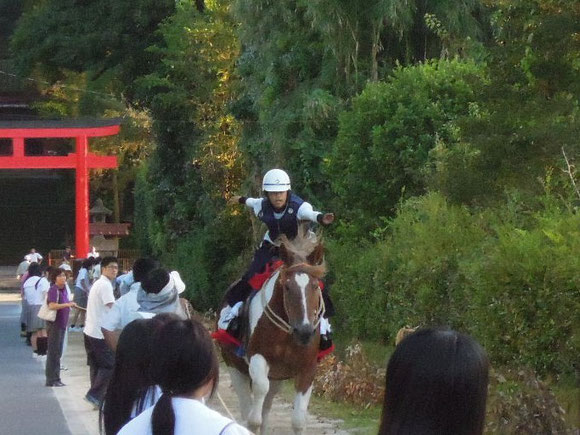 騎手の吉松大志君と「たかふじ号」