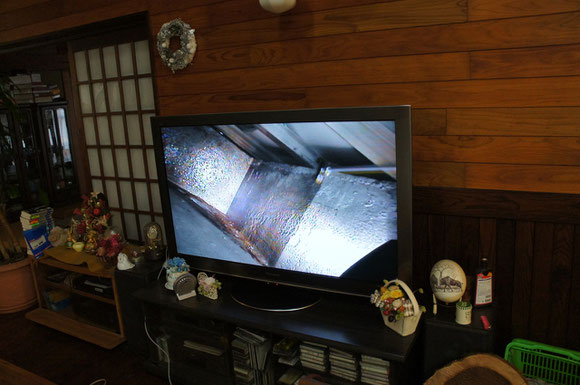 室内のテレビに中継 結構よく見えます