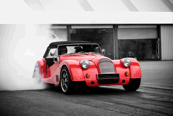 Morgan Plus Six Burnout