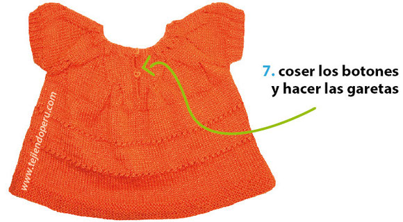 Tutorial: vestido con cenesú de picos para niñas