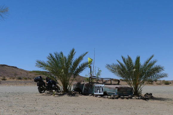Letzte Kaffeerast vor dem Fish River: Naute Kristal Destillery.
