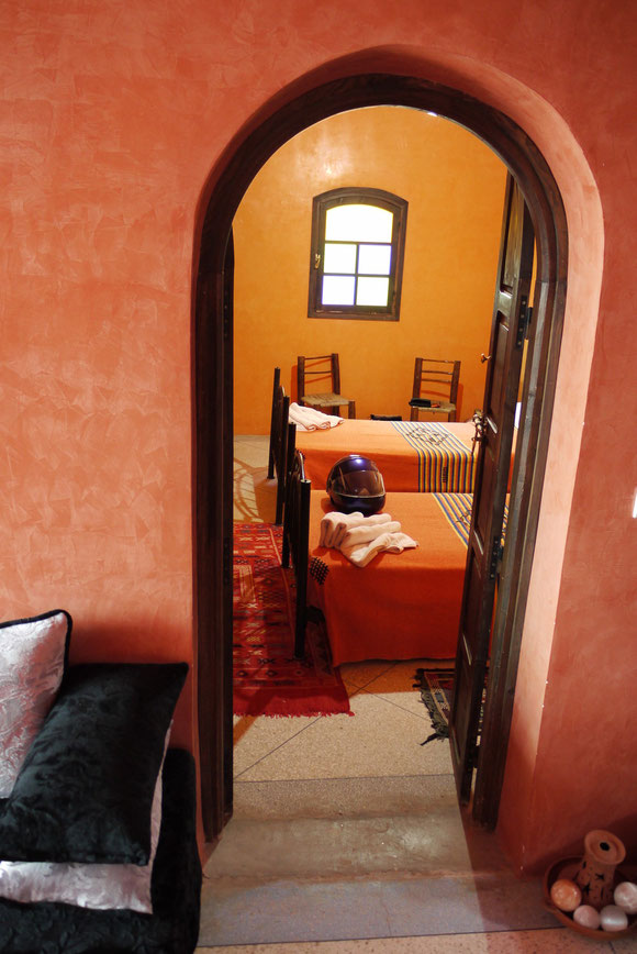 Unser Zimmer in der Villa de l'Atlas