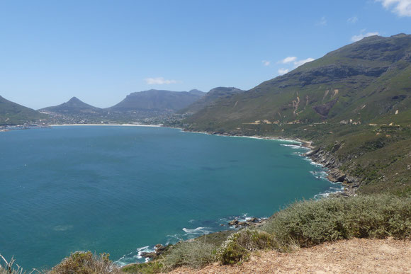 auf dem Chapmans Peak Drive Richtung Hout Bay 