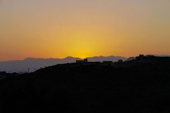 einer der wenigen schönen Sonnenuntergänge...(ca. 17:30 h)