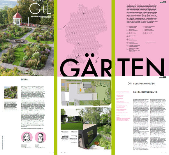 Neu angelegter Bungalow-Privatgarten aus den 50er-Jahren in Bonn