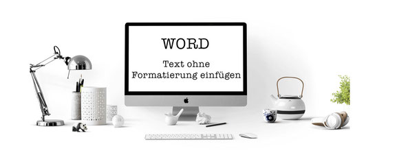 Text ohne Formatierung einfügen in Word