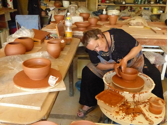 la poterie au tour