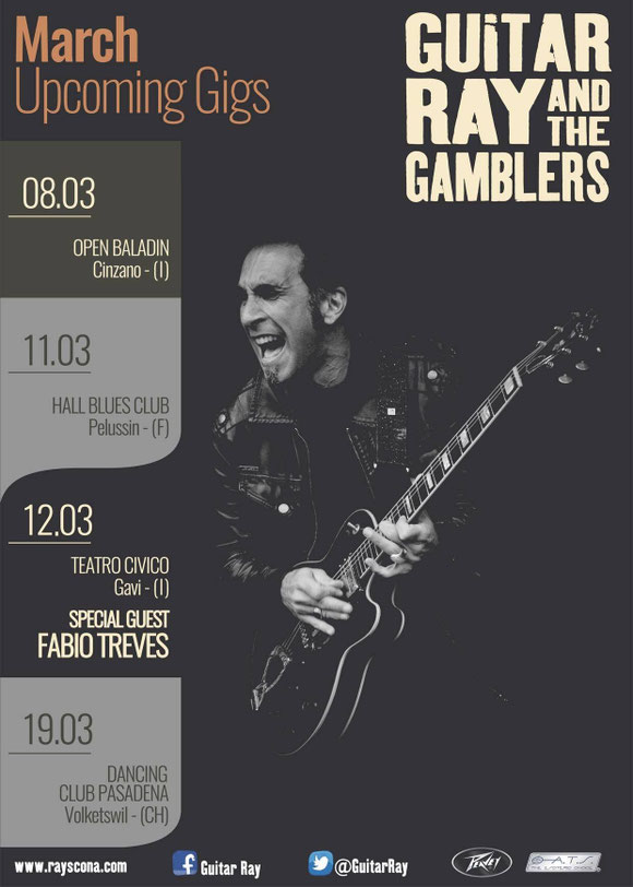 Guitar Ray & The Gamblers - 03/2016