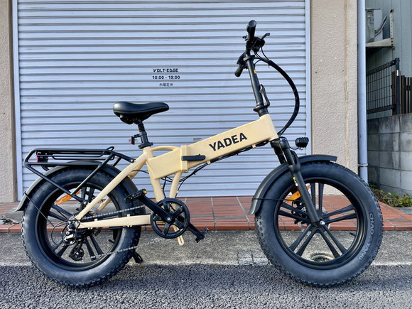 YADEA HNT-01 ベージュ 試乗車 店頭