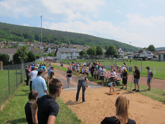 Blick auf die Wettkämpfe