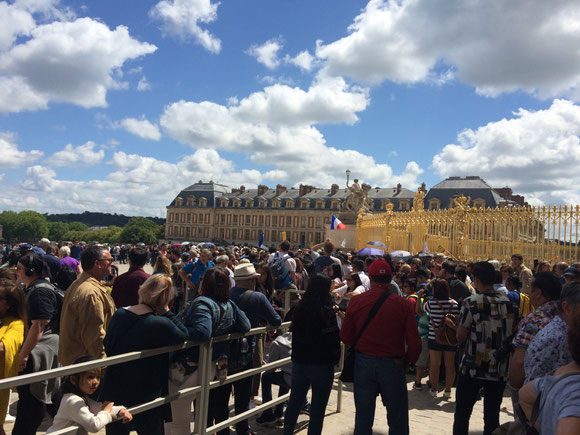 Versailles foule