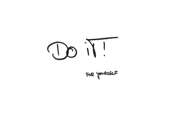 Do it! For Yourself PASiNGA Blog Free Printable A5 Card