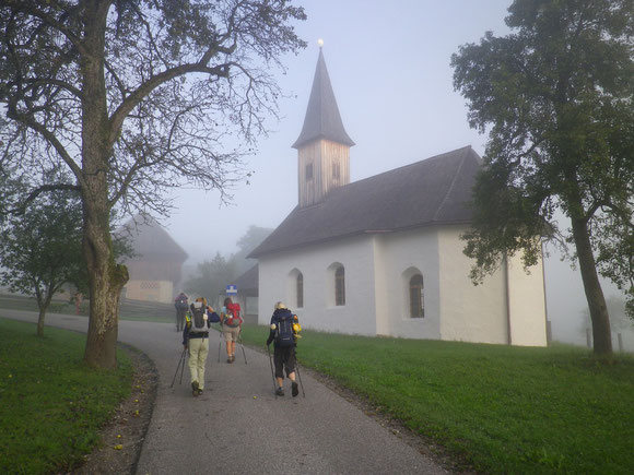 Aufbruch am Tag 4 ,an diesen Tag teilen wir unseren Weg mit den Harleyfahrern