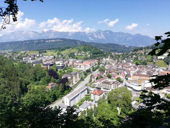 Wir schaun vom Känzele auf Feldkirch