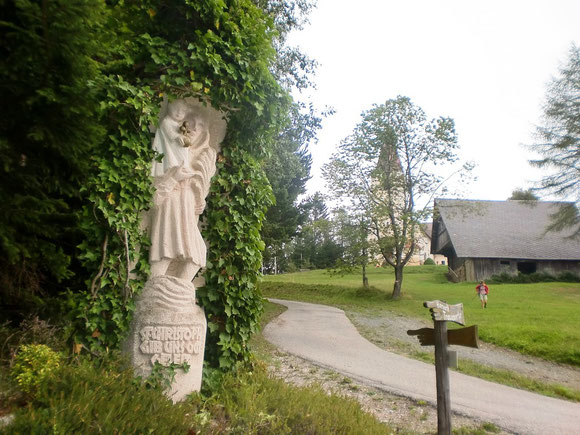 Um 10:00 Vm schon in St. Oswald Klosters