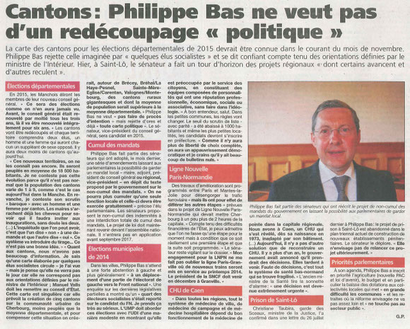 Presse de la Manche, 02.10.2013