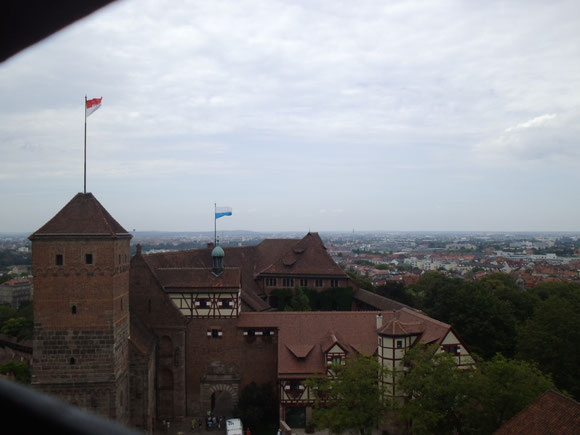 Kaiserburg vom Turm aus