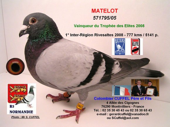 "MATELOT", Vainqueur du Trophée des Elites 2008  