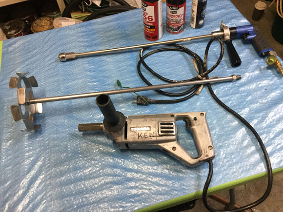 ペンキ関係の機械