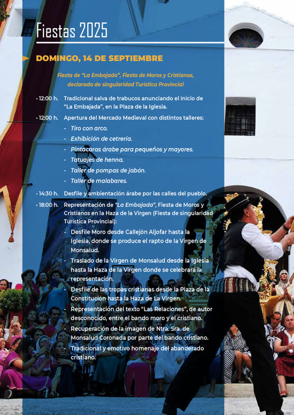 Programa del Mercado Medieval y Fiestas de Alfarnate