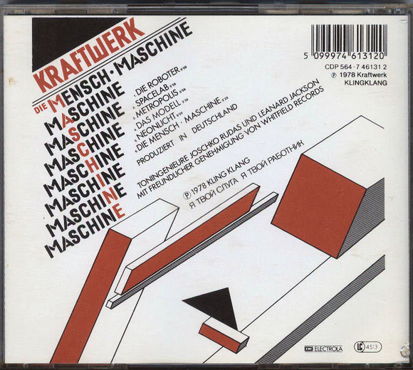 KRAFTWERK - DIE MENSCH-MASCHINE (hinten)