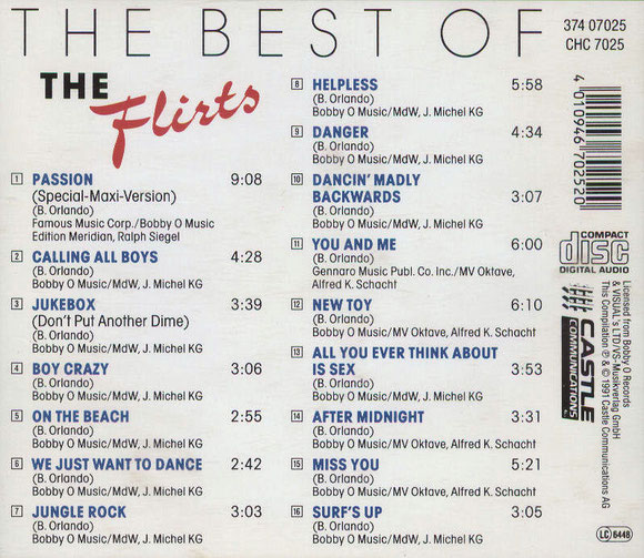 THE FLIRTS - THE BEST OF (hinten)