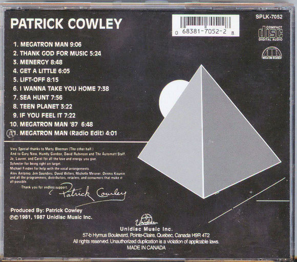 PATRICK COWLEY - MEGATRON MAN (hinten)