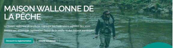 La Maison Wallonne de la Pêche - Op deze site vindt u alle nodige informatie over vissen in Wallonië en men kan er een vergunning van het Waalse gewest online bestellen.