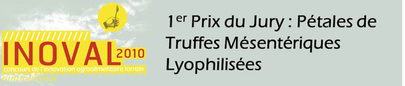 1er prix inoval pétales de truffes mésentérique lyophilsées