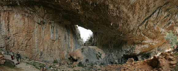 Interior del Monte Tíscali