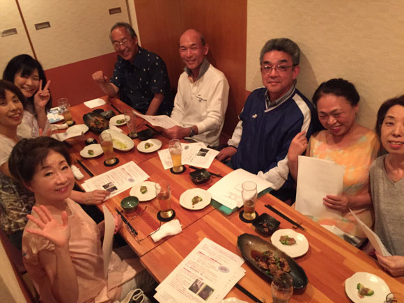 主幹事会で全体会で提案する内容を相談しました(5月23日茨木市内にて)