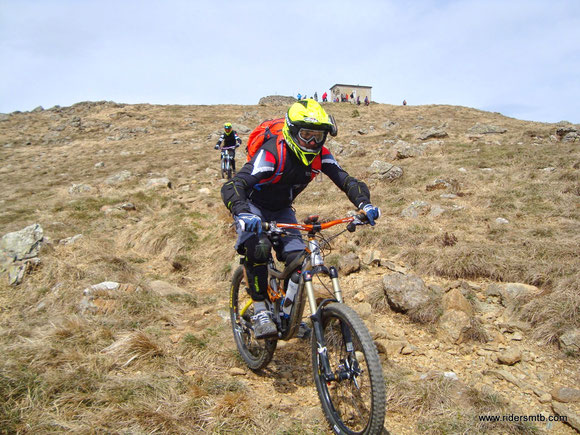 da qui al mare ci dividono 1000 metri di dislivello e 8 km di puro Freeride 