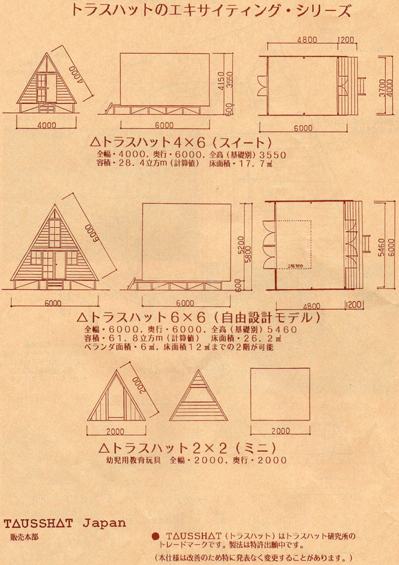 （C）1986 trusshat japan／catalogue 