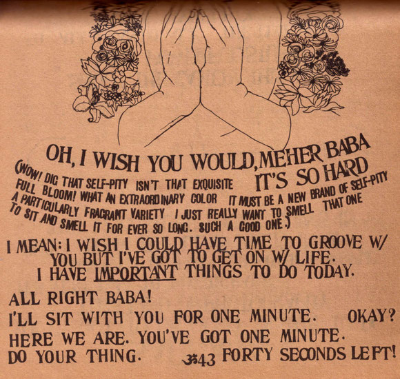 Page 1 & 2 : excerpt from "Be Here Now"