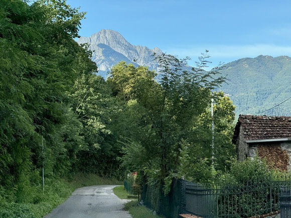 Morgens früh unterwegs Richtung Heimat 