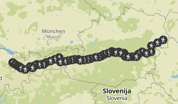 Weitwandern Österreich Zentralalpenweg
