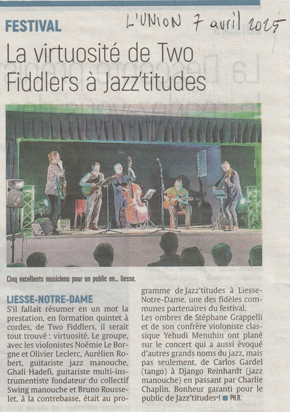L Union 7 avril 2025