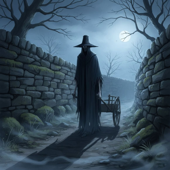 Ankou, der Tod, Sagen und Legenden der Bretagne