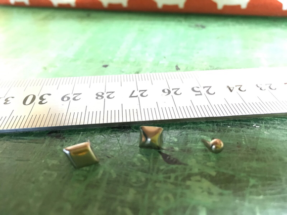 【特別送料無料!】 受注製作 スタッズ 長財布 - 長財布