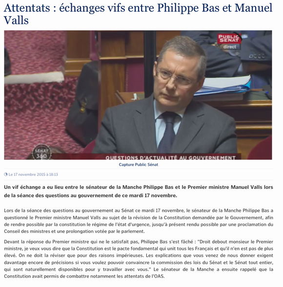 La Manche libre, 18/11/2015