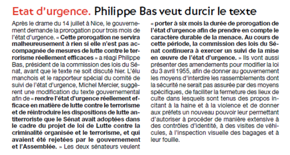 La Presse de la Manche, 21/07/2016