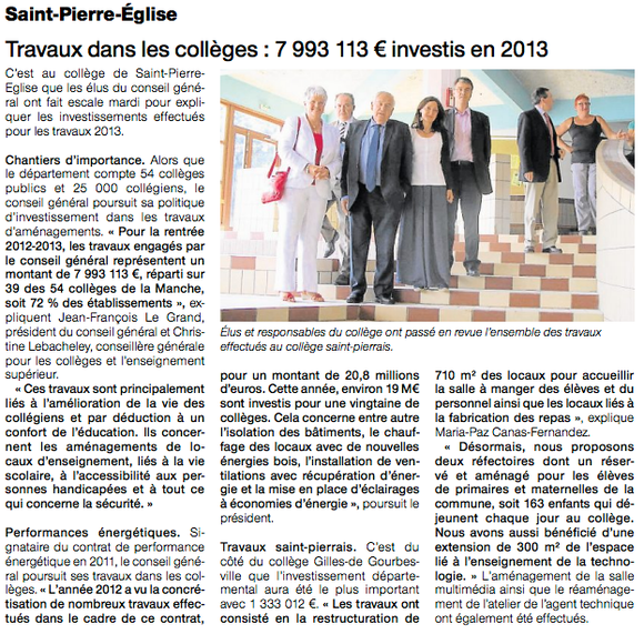 Ouest-France, 28.08.2013