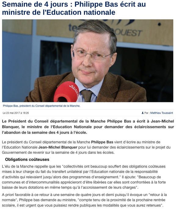 La Manche Libre, 24.05.2017