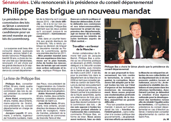 La Presse de la Manche, 11/07/2017