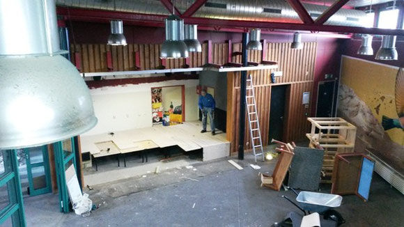 Baueinsatz in der neuen Oase