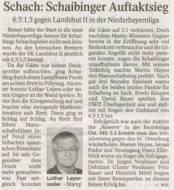 NBL, 1.Runde, Landshut2-Schaibing 1