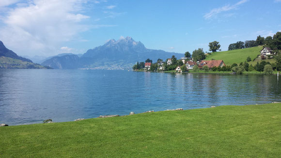 auf dem Weg von Hertenstein nach Weggis