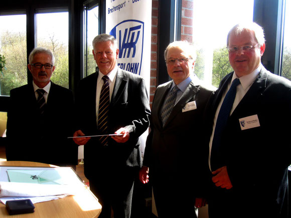 Vorstand 2013 : Holger Jarzombek - Joachim Münzberg - Martin Rapp - Burkhard Badtke - es fehlt Christian Pühl